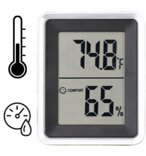 Digital Thermometer And Hygrometer Combo Unit PulseTV