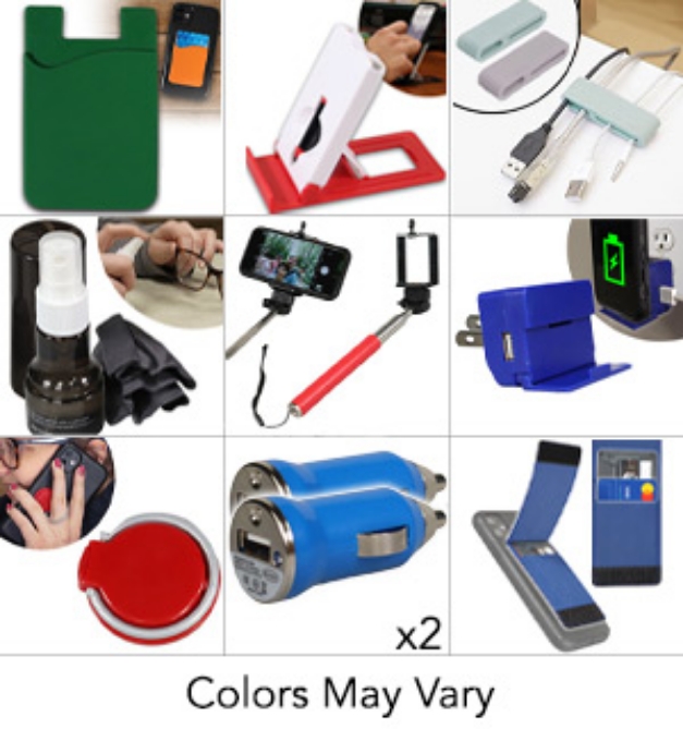 Picture 8 of 10 Piece Cell Phone Accessory Kit