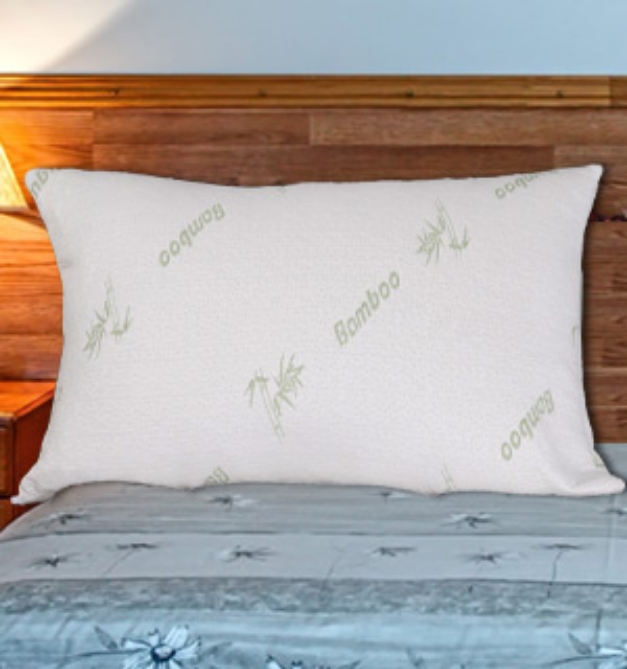 Click to view picture 6 of Quilted Bamboo Luxury KING Pillow w/ Individual Pieces of Memory Foam Filling