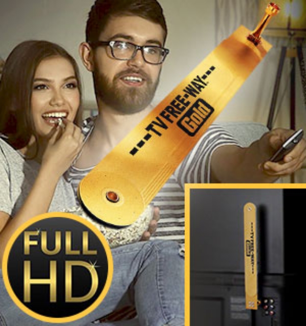 Picture 6 of Amplified HD TV Free Way Gold Antenna