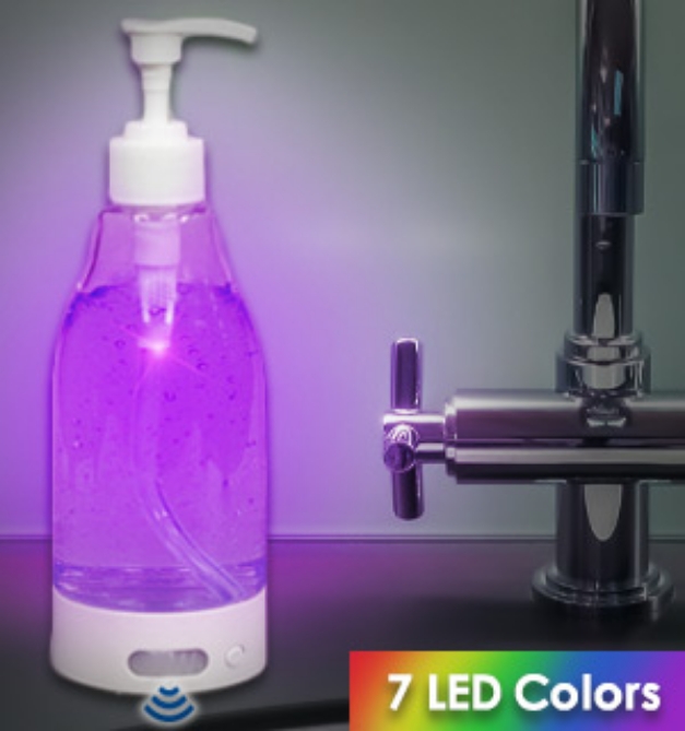 Picture 7 of Motion and Light Activated LED Soap and Sanitizer Dispenser with Night Light