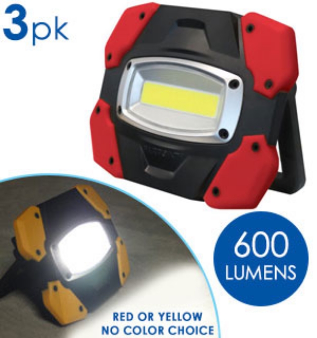Picture 5 of Farpoint 600 Lumen COB Floodlight 3-Pack