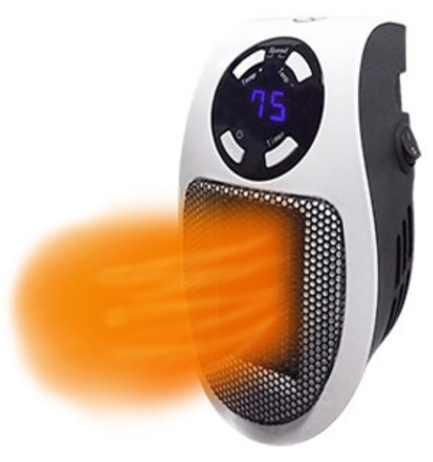 Picture 5 of Mini Plug-in Space Heater with Built-in Timer