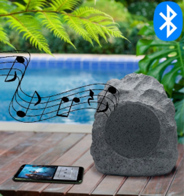 Picture 7 of Natural Rock Outdoor Wireless Speaker With Dynamic Sound