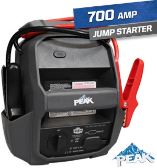 Jump-start any four to six-cylinder car, truck, or van with the Portable 700 Amp Power Station by Peak. Just hook up the cables, turn the Power Station on, and start the vehicle. It's that easy!