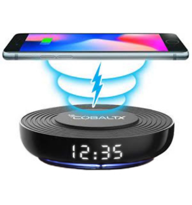 Picture 5 of Wireless Charging Pad with Digital LED Clock by CobaltX