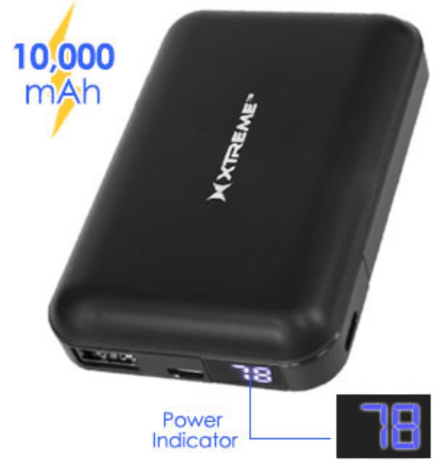Click to view picture 6 of 10000mAh Power Bank with Digital LED Display