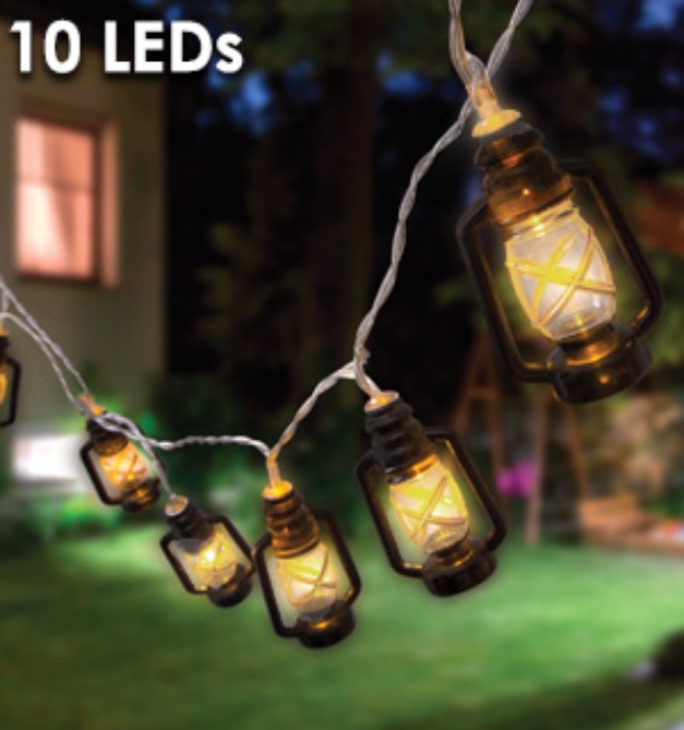 Picture 7 of 10 Mini LED Lantern String Lights