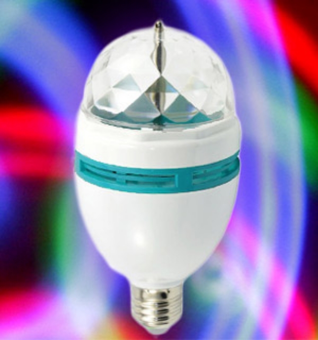 Click to view picture 6 of LED Rotating Multi-Colored Lamp Bulb