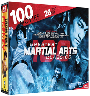 100 Greatest Martial Arts Classics DVD