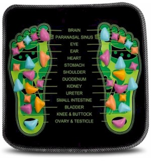 Reflexology Foot Massage Pain Relief Portable Acupressure Mat