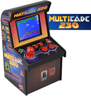 Multicade Handheld Gaming System with 230 Built-In Games