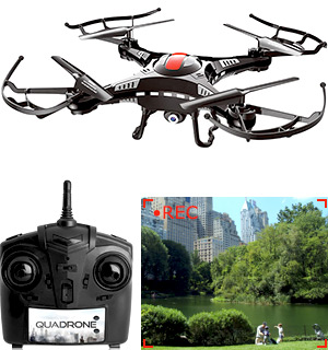 Quadrone Tumbler-Cam - The Ultimate RC Video Drone