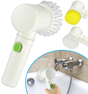 Spin and Scrub Deluxe Power Scrubber