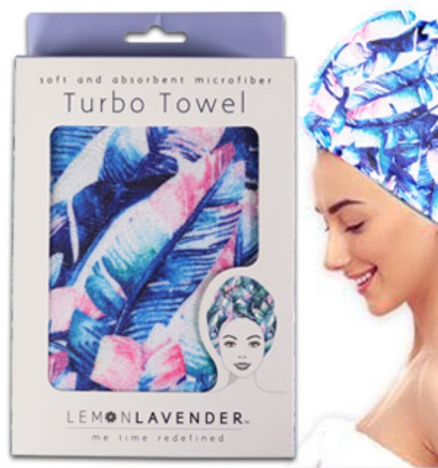 Picture 1 of Turbo Towel Absorbent Microfiber Hair Turban