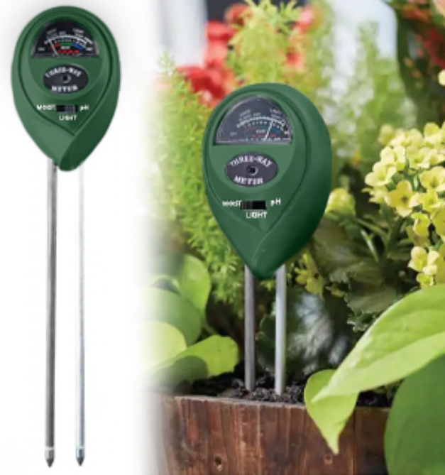 Picture 1 of 3 in 1 Soil Meter by Finelife