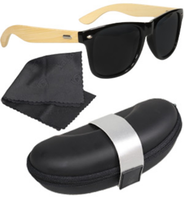 Picture 1 of Real Bamboo Polarized Sunglasses Kit