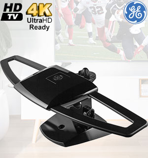Indoor/Outdoor Ultrapro Stealth 4K-Ready Antenna by GE