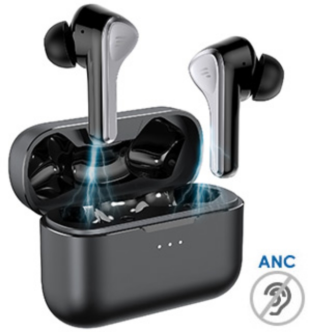 Picture 1 of True Wireless Stereo Earbuds with 3-Way Active Noise Cancellation