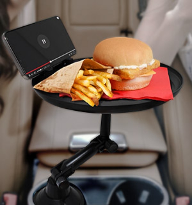Picture 1 of Adjustable Cup-Holder Car Tray