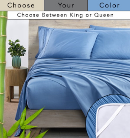 Luxury Bamboo Sheet Sets with SureGrip