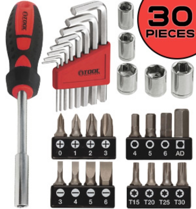 Picture 1 of 30 PC Combo Tool Set