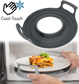 Microwave Cool Caddy: Carry Hot Bowls and Plates