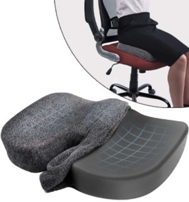 Picture 1 of Memory Foam Orthopedic Seat Cushion