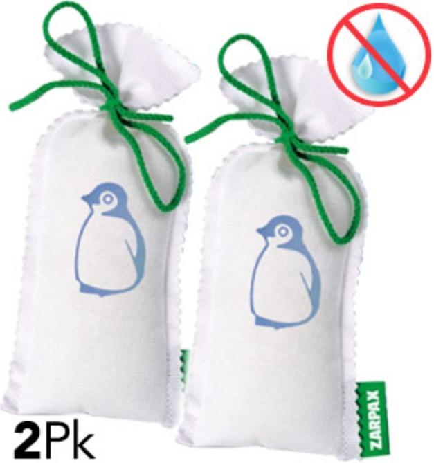 Picture 1 of 2 Pack Zarpax Reusable Dehumidifier Bags - 150 Grams Each