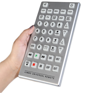 Universal Jumbo Remote Control: Connect Up To 8 Devices