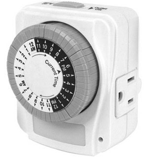 24-Hour Heavy Duty Programmable Timer with Night Light