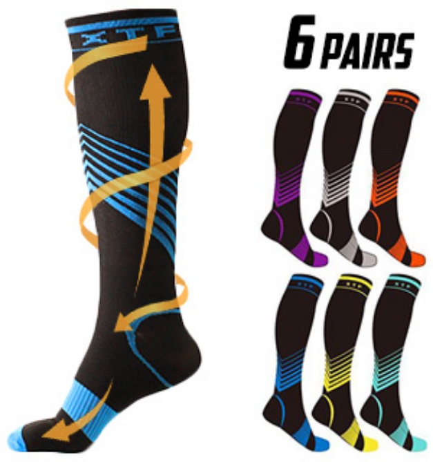 Picture 1 of Verge Knee-High Sport Compression Socks by Extreme Fit