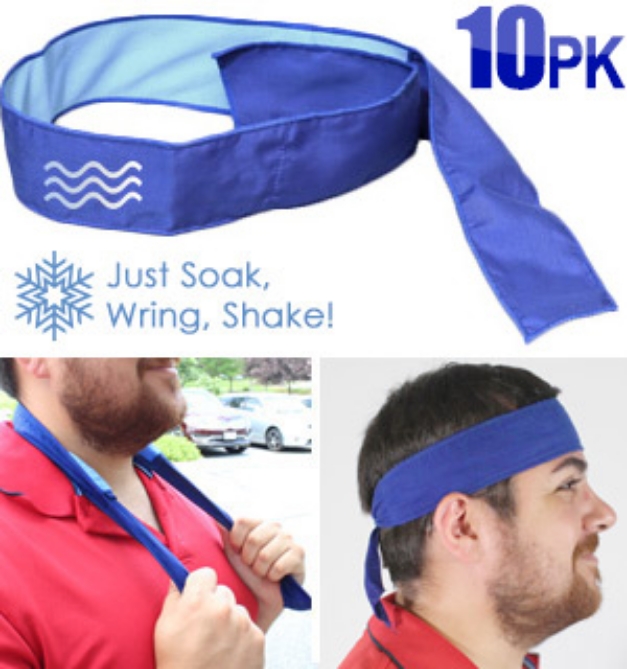 Picture 1 of Neck Chilly 10-Pack - Keep Your Cool All Day Long