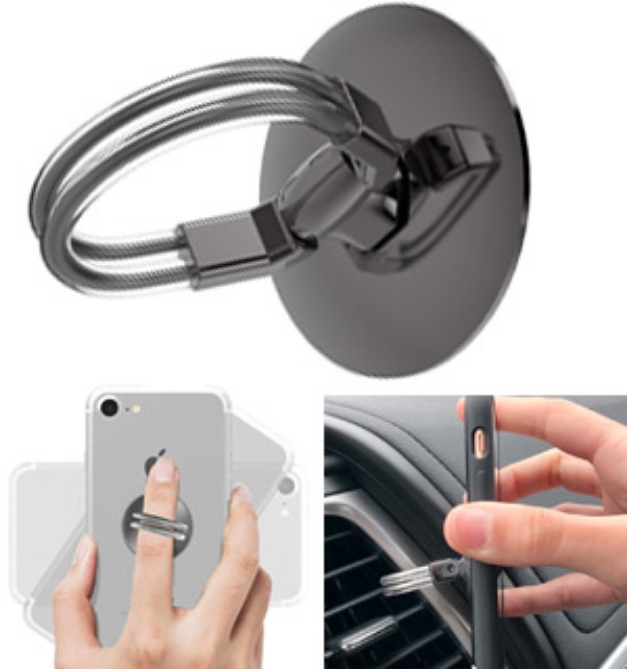 Picture 1 of 3-in-1 Smartphone Vent Ring Mount