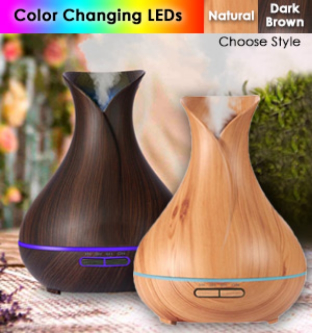Picture 1 of 400mL Deluxe Humidifier and Aroma Diffuser