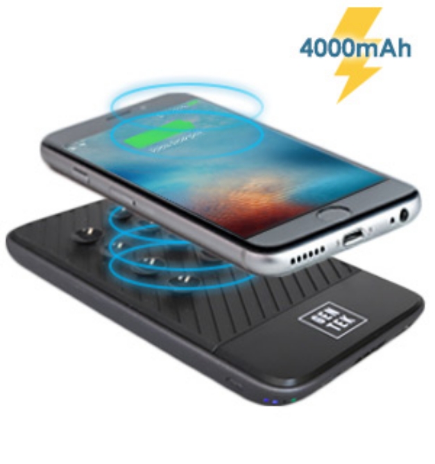 Picture 1 of Wireless Charger Suction-Cup Powerbank 4000mAh
