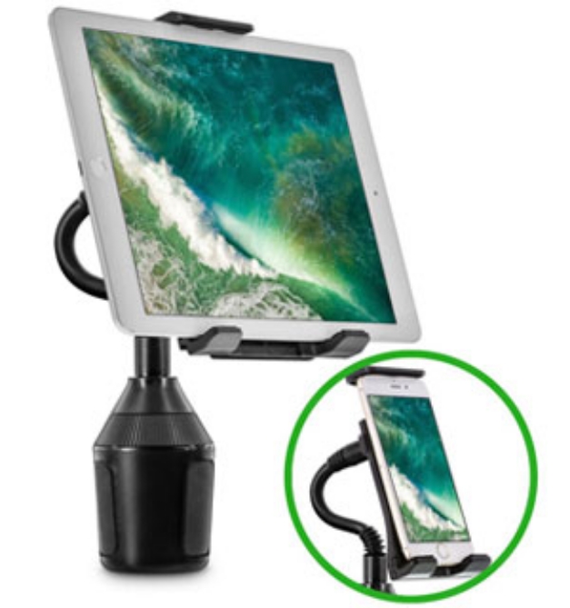 Picture 1 of Universal Cup Holder Mount for Phones and Tablets