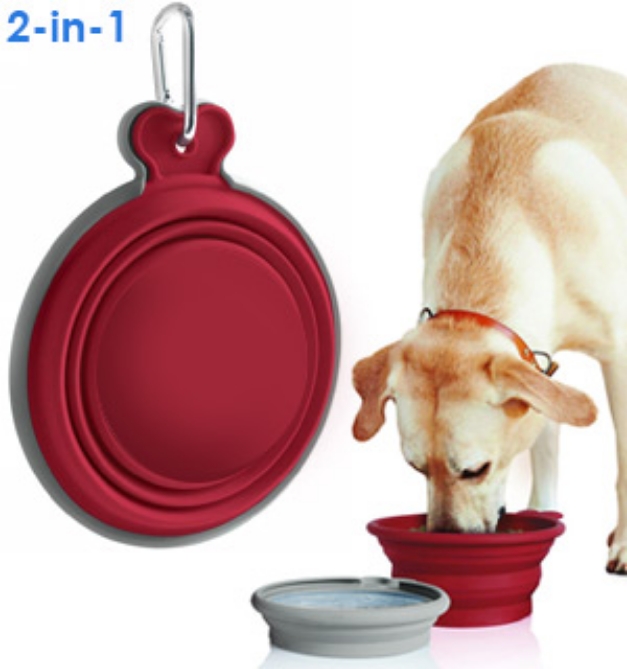 Picture 1 of Collapsible Food and Water Bowl For Pets