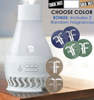 Forever Fragrant AirFLO Humidifier and Air Purifier with Bonus Scent Discs