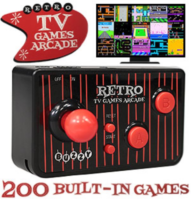 Picture 1 of Retro TV Games Arcade with 200 Built-In Games