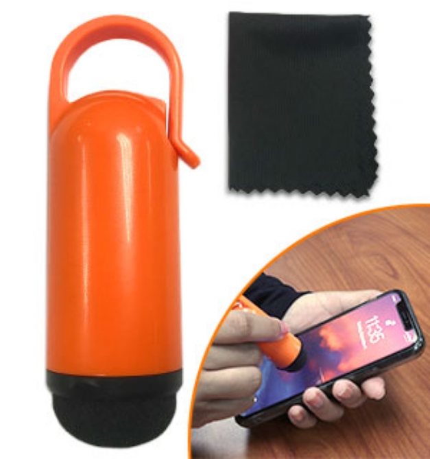 Picture 1 of Portable Screen Cleaner With Carabiner