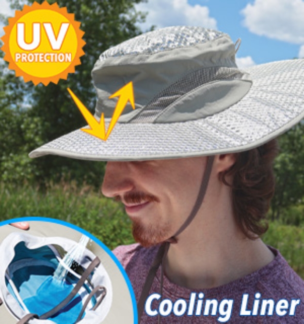 Picture 1 of The Original Chilly Hat - With Evaporative Cooling Liner and Reflective UV Brim