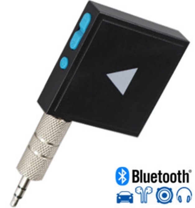 Picture 1 of Bluetooth Play Button Wireless Adapter for Headphones and More