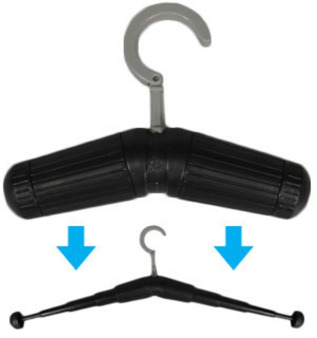 Picture 1 of Expandable Clothes Hanger - Perfect for Travelers