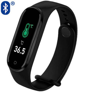 Smart Bracelet Activity Tracker W/ Live Body Temperature Readings