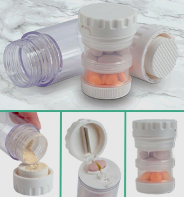 Picture 1 of 4 in 1 Med-Pod - Medication Organizer With Built-In Features