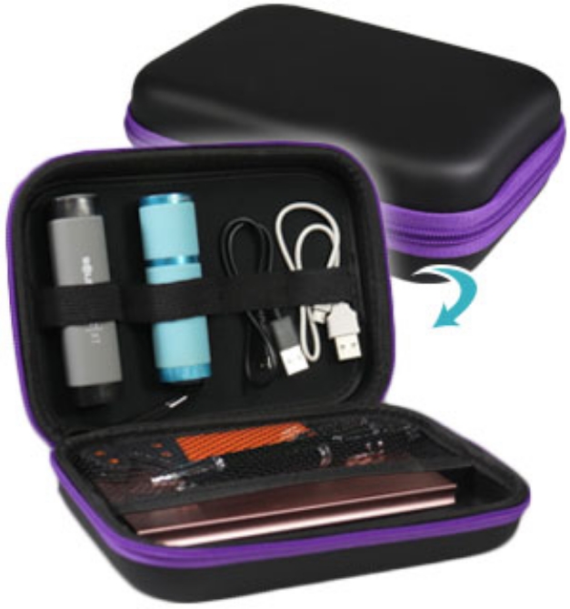 Picture 1 of 7-Inch Hardshell Zippered Travel Case