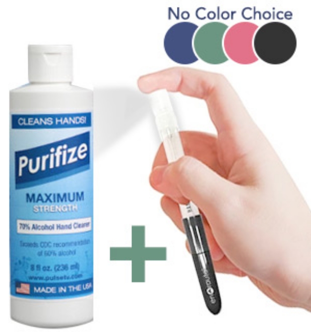 Picture 1 of Spritz It 2-in-1 Sanitizer Pen with FREE Sanitizer