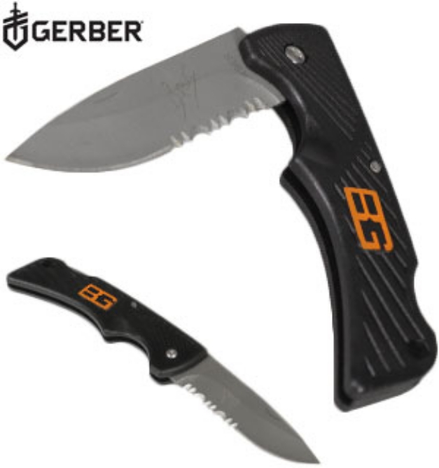 Picture 1 of Bear Grylls Compact Scout Folding Survival Knife with Pocket Guide