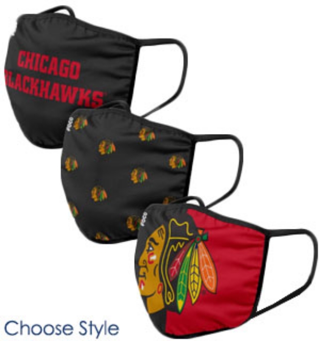 Picture 1 of Chicago Blackhawks Face Mask